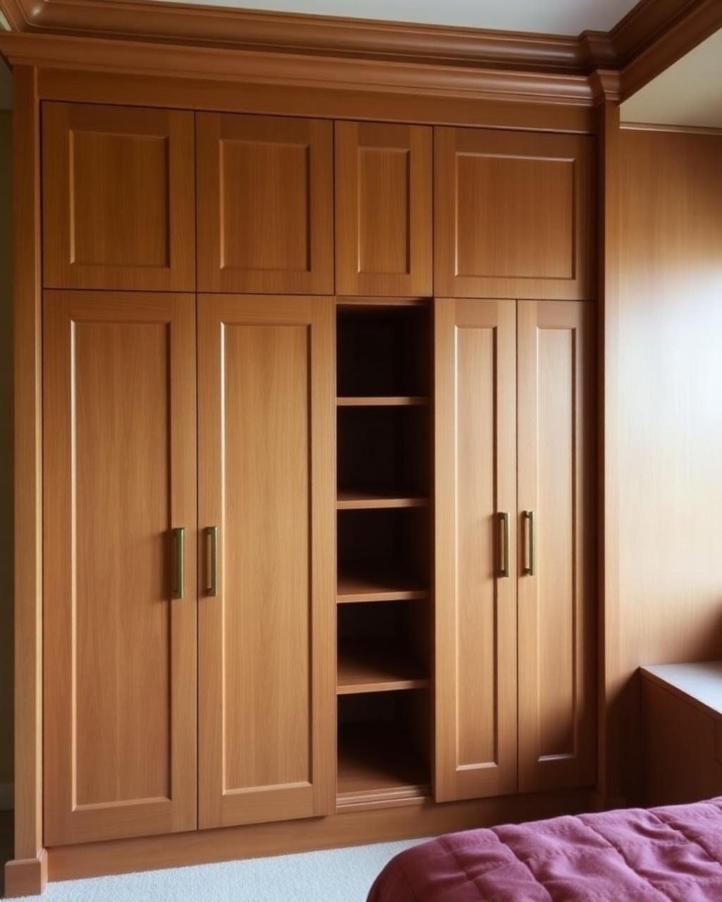 Fitted wardrobes and bed frame joinery