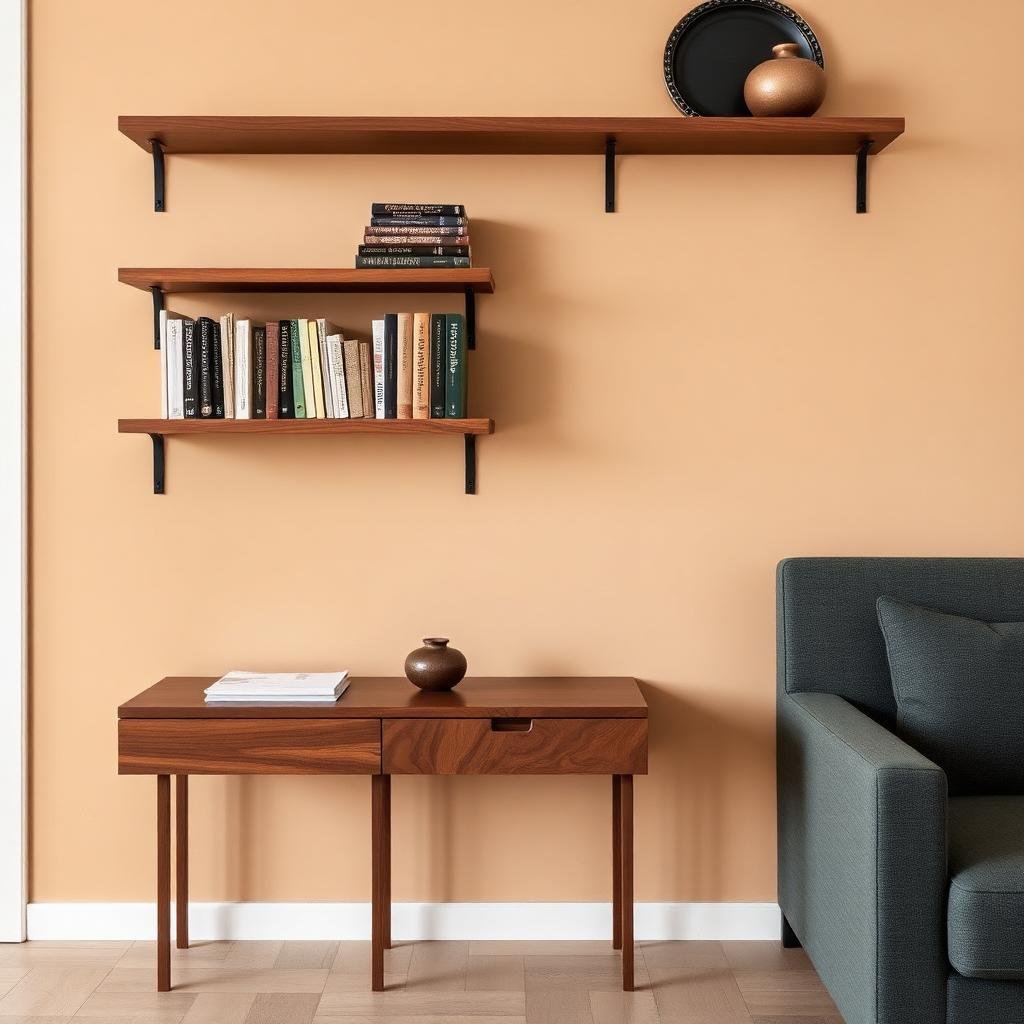 Wall shelving and display storage